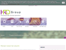 Tablet Screenshot of hrd-group.nl